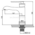 Grifo montado en la cubierta del grifo del lavabo de latón negro ORB